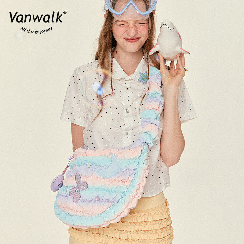 Vanwalk  Lightweight  Bubble Island Series Crossbody Bag V2824