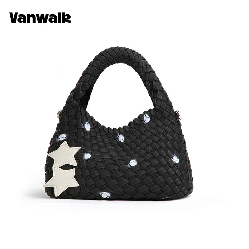 VANWALK Glutinous Rice Ball Series Woven Handbag v2991