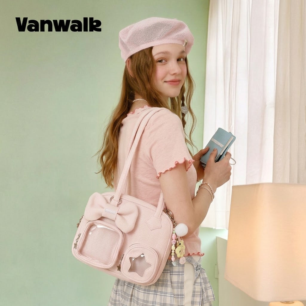 VANWALK Multi-Pockets COCOA PIE Series Original Shoulder Bags V3086